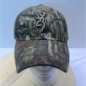 Browning Olive Mesh Snapback Hat with Embroidered Logo